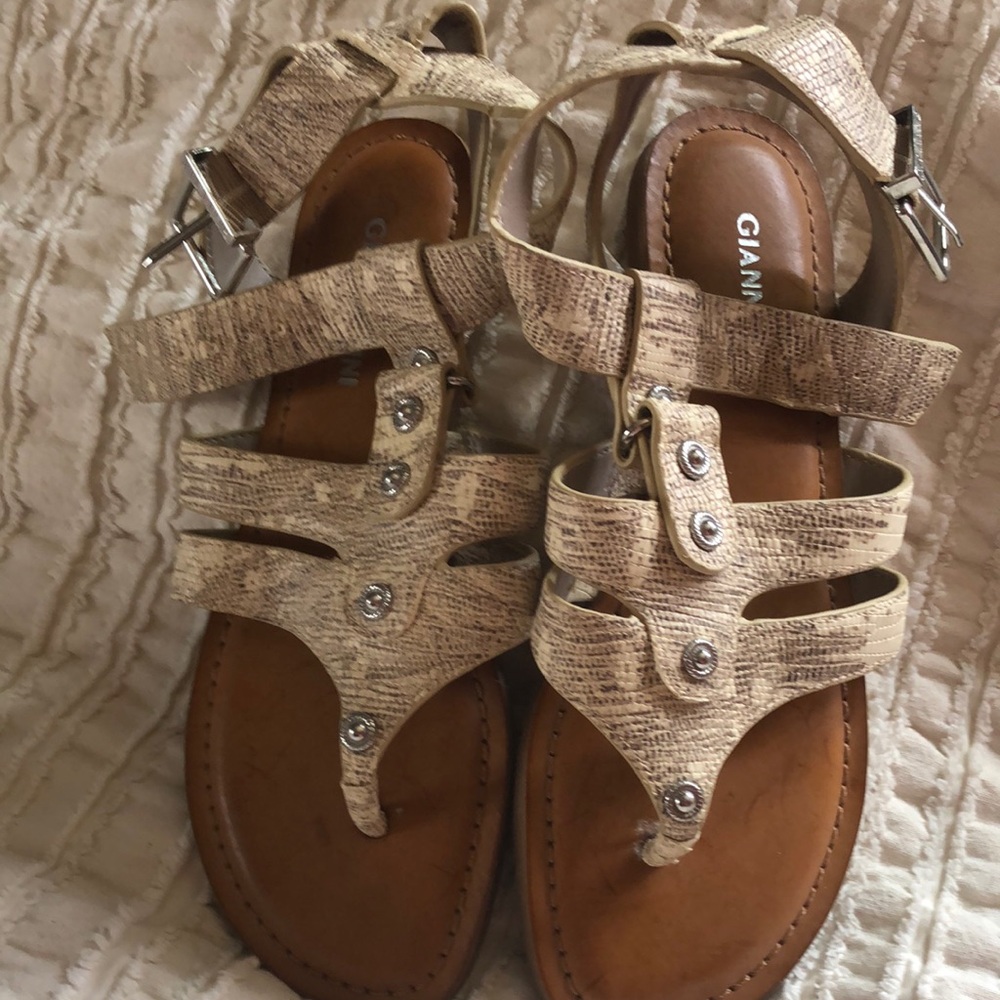 Giani Bernini Tan Strappy Sandals